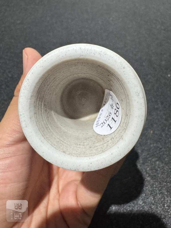 清康熙 青花教子图高足杯 - 图7